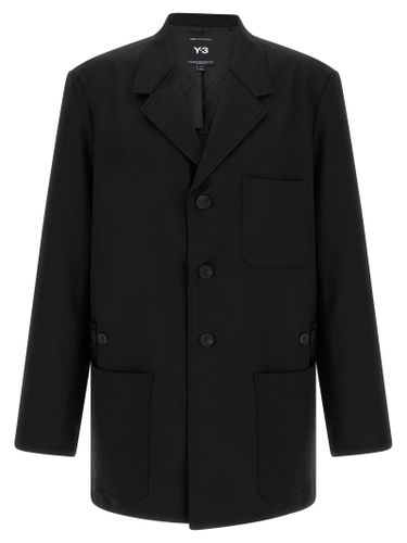 Wool Full-Length Men's Jacket - Y-3 - Modalova