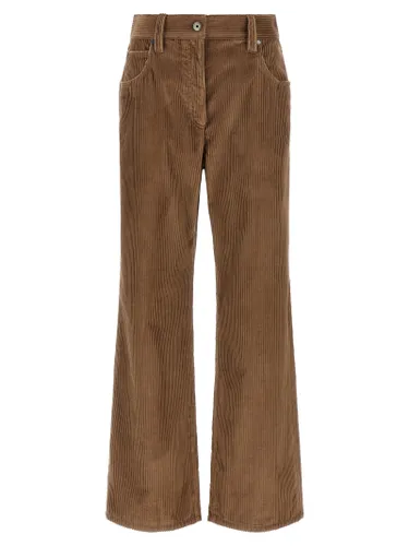 Cotton Casual Women's Pants - Brunello Cucinelli - Modalova