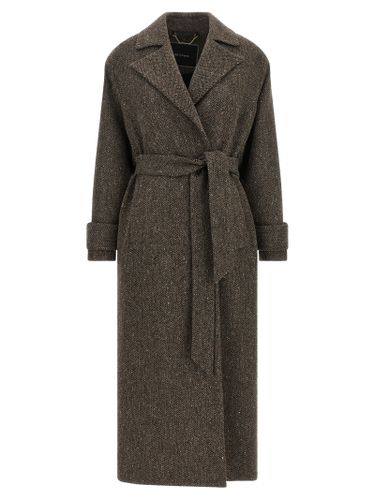 Virgin Wool Women's Coat - Kiton - Modalova