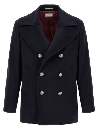 Virgin Wool Men's Coat - Brunello Cucinelli - Modalova