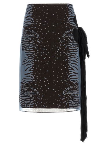 Silk Midi Women's Skirt - Ferragamo - Modalova