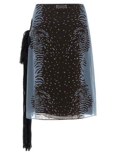 Silk Midi Women's Skirt - Ferragamo - Modalova
