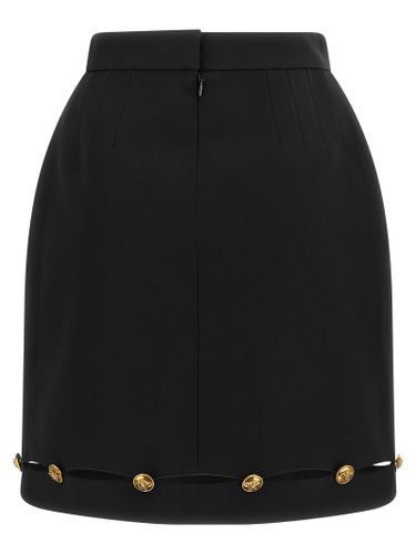 Virgin Wool Long Women's Skirt - Versace - Modalova