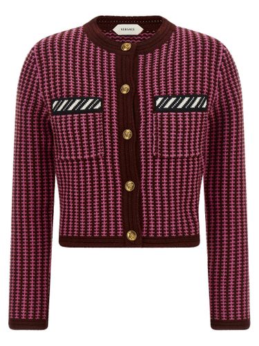 Virgin Wool Women's Cardigan - Versace - Modalova