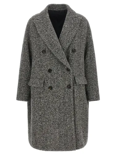 Virgin Wool Women's Coat - Brunello Cucinelli - Modalova