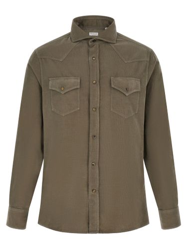 Cotton Men's Blouse - Brunello Cucinelli - Modalova