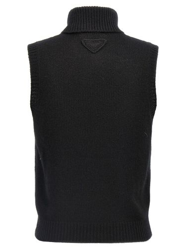 Cashmere Sleeveless Women's Jacket - Prada - Modalova