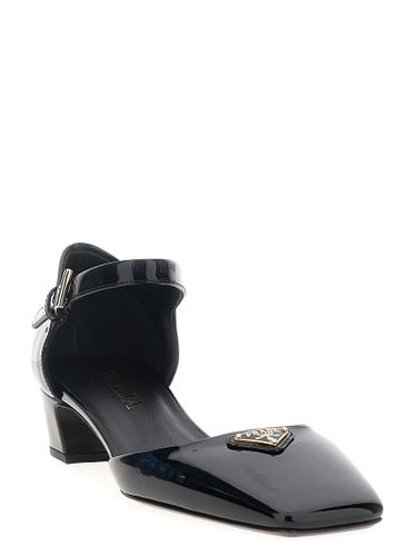 Cowhide Mid Heel Women's Pumps - Prada - Modalova