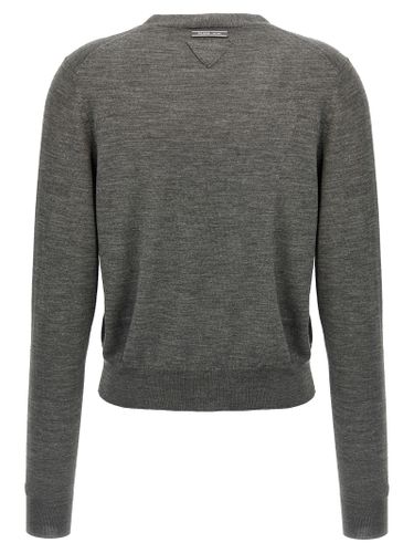 Virgin Wool Women's Cardigan - Prada - Modalova
