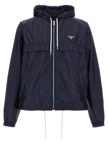 Recycled Polyamide Men's Jacket - Prada - Modalova