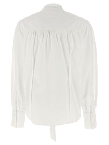 Prada White Cotton Women's Blouse - Prada - Modalova
