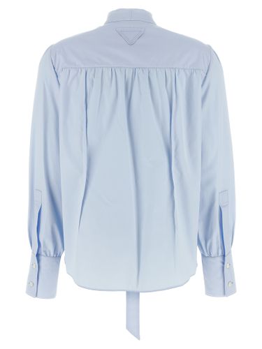 Prada Blue Cotton Women's Blouse - Prada - Modalova