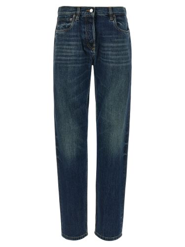 Cotton Straight-Leg Women's Jeans - Prada - Modalova