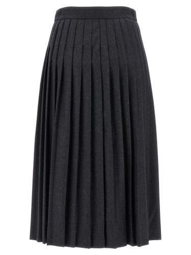 Virgin Wool Midi Women's Skirt - Prada - Modalova