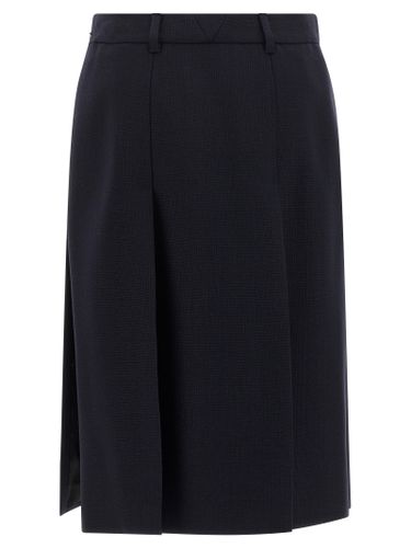 Virgin Wool Midi Women's Skirt - Prada - Modalova
