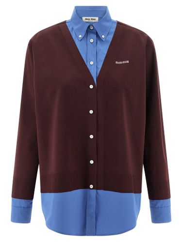 Virgin Wool Women's Blouse - Miu Miu - Modalova