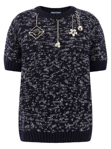 Virgin Wool Women's Cardigan - Prada - Modalova