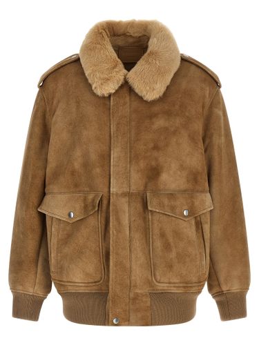 Lamb Leather Women's Bomber - Prada - Modalova