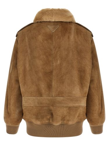 Lamb Leather Women's Bomber - Prada - Modalova