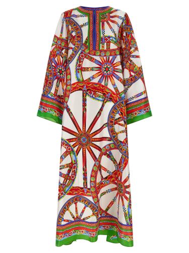 Silk Long Women's Dress - Dolce & Gabbana - Modalova