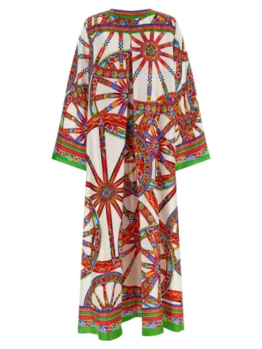 Silk Long Women's Dress - Dolce & Gabbana - Modalova