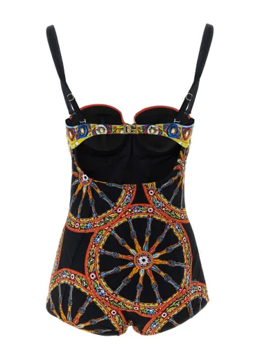 Polyamide One-Piece Women's Swimsuit - Dolce & Gabbana - Modalova