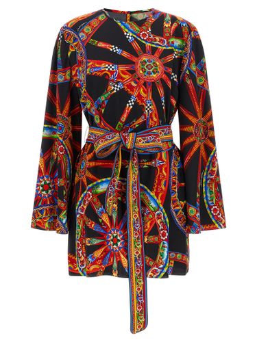 Silk Short Women's Dress - Dolce & Gabbana - Modalova