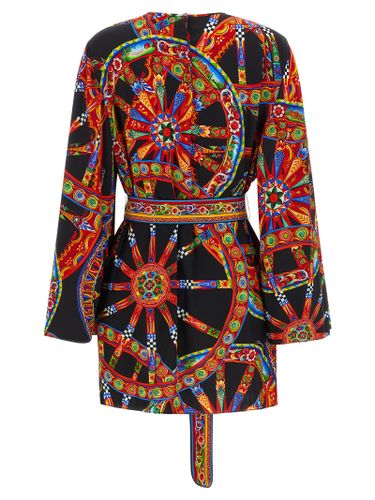 Silk Short Women's Dress - Dolce & Gabbana - Modalova