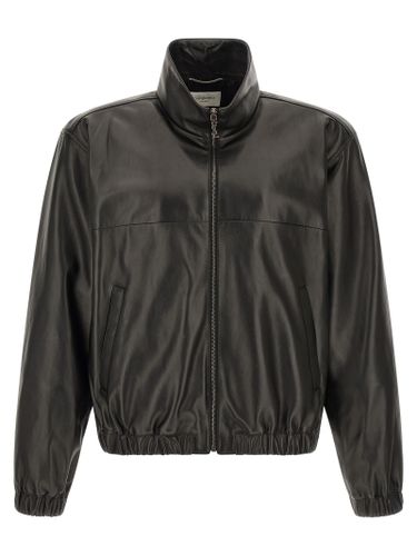 Lamb Leather Leather Men's Jacket - Saint Laurent - Modalova