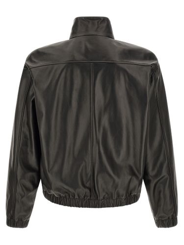 Lamb Leather Leather Men's Jacket - Saint Laurent - Modalova