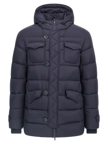 Polyamide Full-Length Men's Jacket - Herno - Modalova