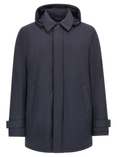 Herno Blue Polyester Men's Parka - Herno - Modalova