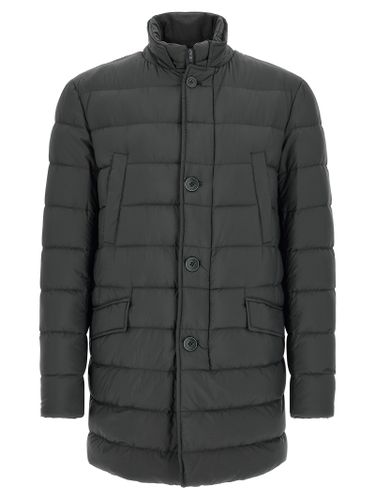 Herno Gray Polyamide Men's Coat - Herno - Modalova