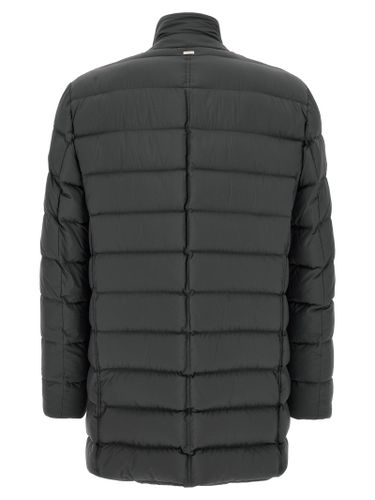 Herno Gray Polyamide Men's Coat - Herno - Modalova