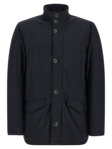 Polyamide Full-Length Men's Jacket - Herno - Modalova