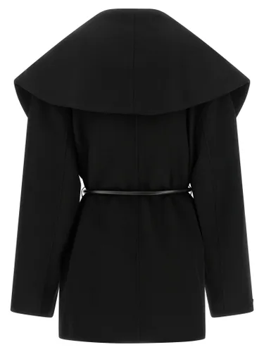 Sportmax Black Wool Women's Coat - Sportmax - Modalova