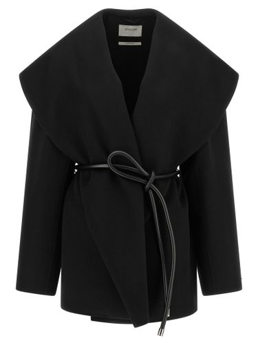 Sportmax Black Wool Women's Coat - Sportmax - Modalova