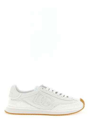 Calfskin Low Top Men's Sneakers - Dolce & Gabbana - Modalova