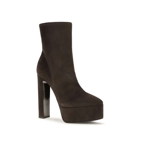 Suede Leather Ankle Women's Boots - LE SILLA - Modalova