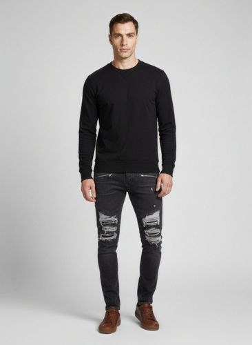 Cotton Slim Fit Men's Jeans - Balmain - Modalova