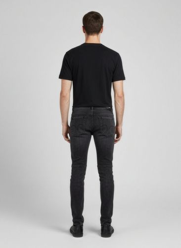 Cotton Slim Fit Men's Jeans - Balmain - Modalova