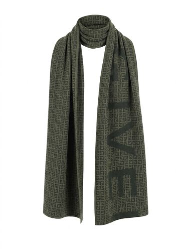 Givenchy Green Wool Men's Scarf - Givenchy - Modalova