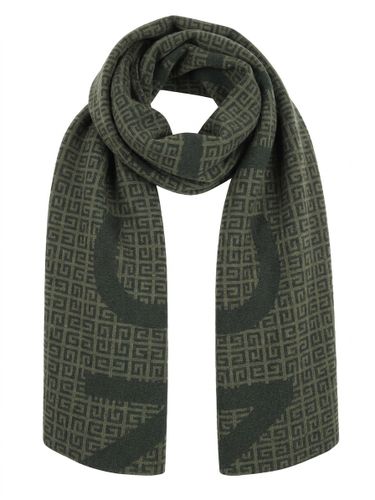 Givenchy Green Wool Men's Scarf - Givenchy - Modalova