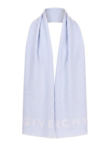Givenchy Blue Wool Women's Scarf - Givenchy - Modalova