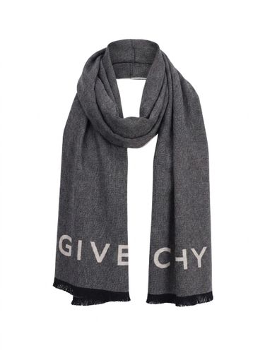Givenchy Gray Wool Women's Scarf - Givenchy - Modalova