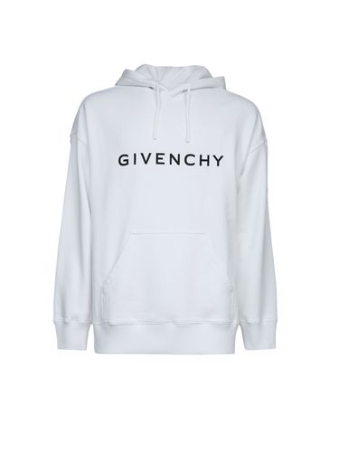 Givenchy White Cotton Men's Hoodie - Givenchy - Modalova