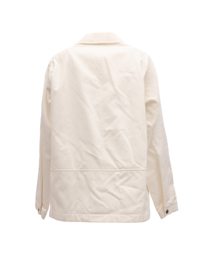 Ivory Oversized Shirt Women's Jacket - Valentino Garavani - Modalova