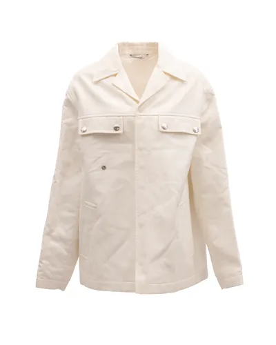 Ivory Oversized Shirt Women's Jacket - Valentino Garavani - Modalova