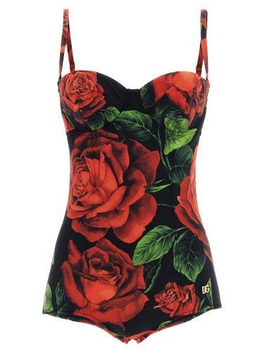 Polyamide One-Piece Women's Swimsuit - Dolce & Gabbana - Modalova