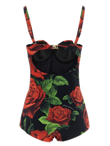 Polyamide One-Piece Women's Swimsuit - Dolce & Gabbana - Modalova